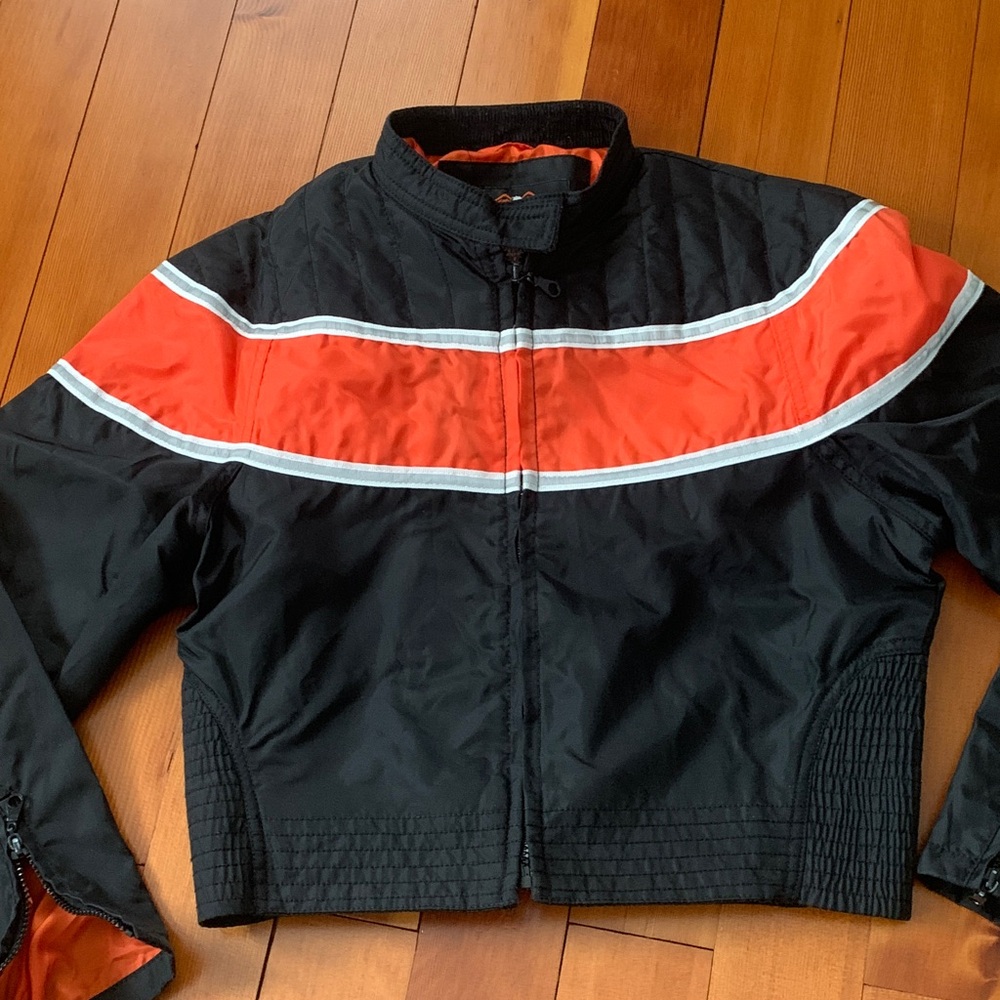 Child’s Black and Orange Jacket with White Stripe - Picture 4 of 10